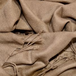 Cashmere sjaal in bruin